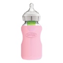 Dr. Brown's Beschermhoes voor glazen zuigfles met brede hals roze 270 ml