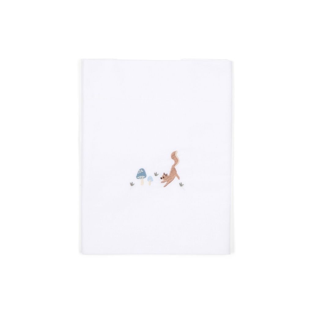 Little Dutch Drap pour berceau brodé Champignons Lg 70 x L 100 cm