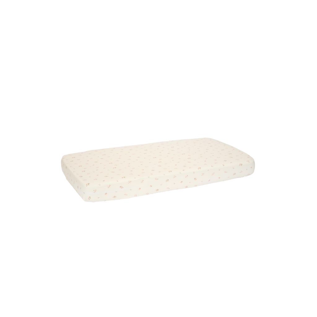 Little Dutch Hoeslaken Fairy Blossom wit biokatoen B 60 x L 120 cm