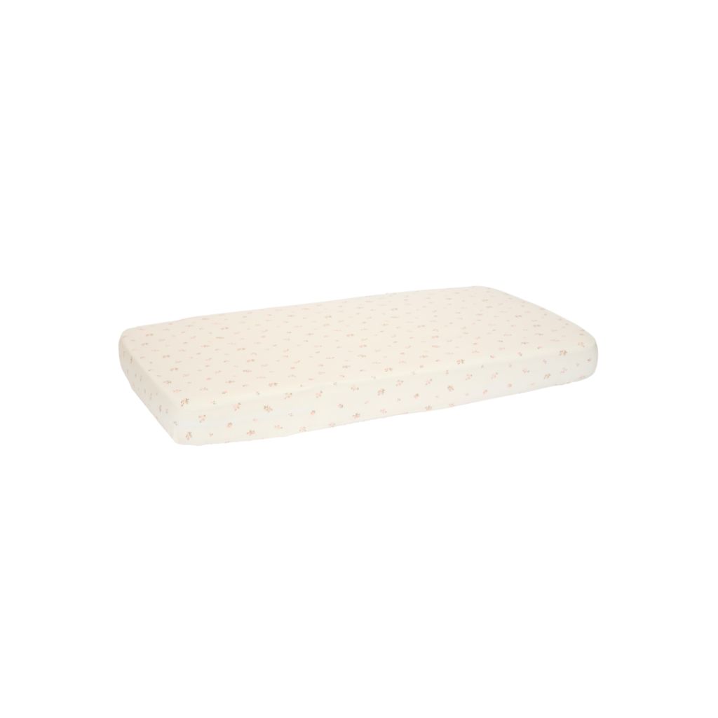 Little Dutch Drap-housse pour berceau Fairy Blossom blanc coton Lg 40 x L 80 cm