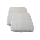 Chicco Hoeslaken voor wieg Next2Me Grey Fox B 50 x L 83 cm - 2 stuks