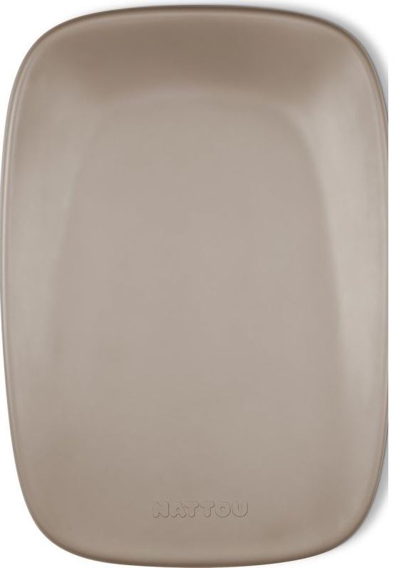 Nattou Matelas à langer Softy taupe L 70 x Lg 50 cm