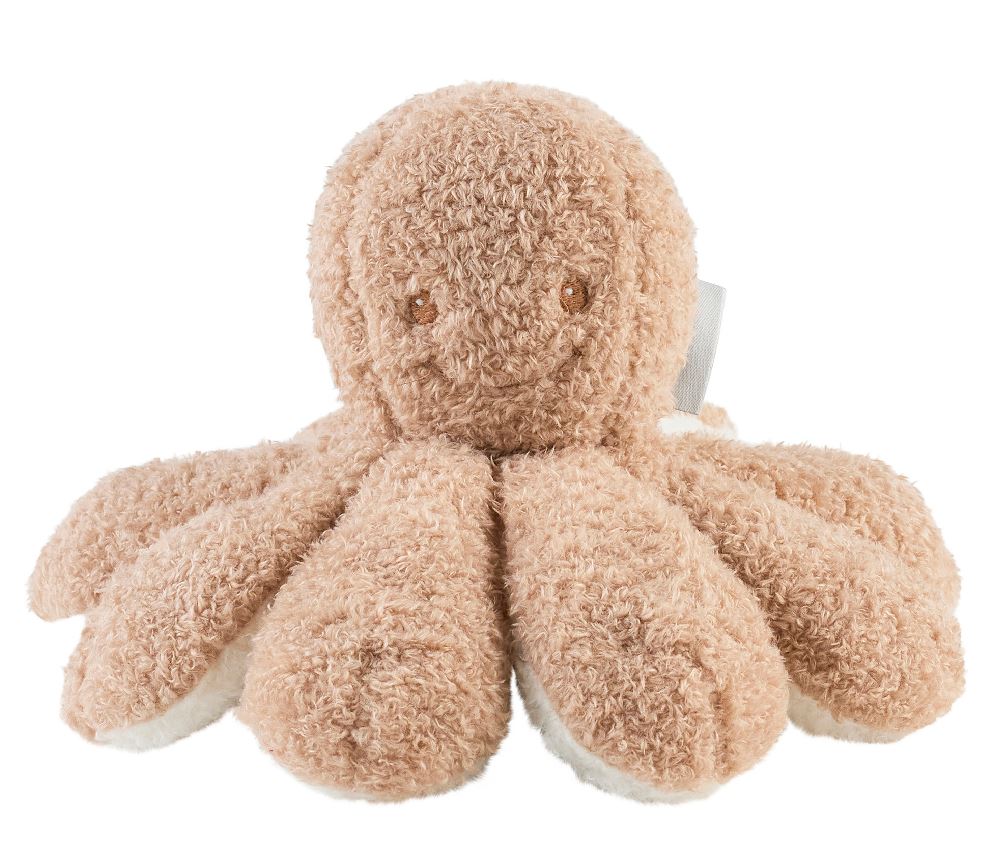 Nattou Peluche Octopus 20 cm Caramel