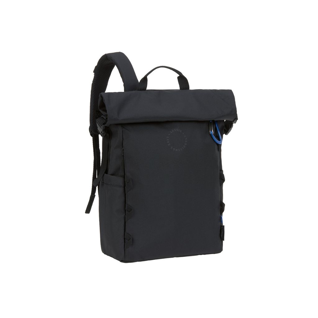 Lässig Rugzak rolltop zwart