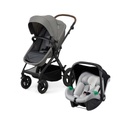Kinderkraft Poussette MOOV 2 AIR avec siège-auto gris clair
