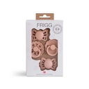 FRIGG Fopspeen 0 - 6 maanden Baby’s First pacifier​ - Floral Heart Blush - 4 stuks