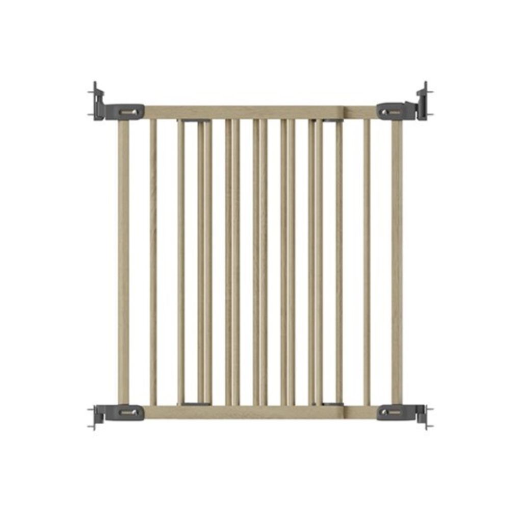 BabyDan Deur- en traphekje Elin Deluxe Nature-Silver