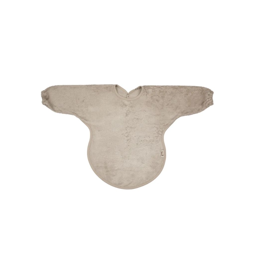 Timboo Slabbetje met mouwen Feather Grey