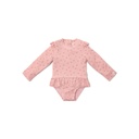 Little Dutch Maillot de bain manches longues Sunny Flowers 