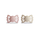 FRIGG Fopspeen + 6 maanden Lucky silicone Cream/Blush - 2 stuks