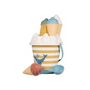 Little Dutch Seau avec accessoires de plage Ocean Dreams Glaces Jaune - 14 pièces