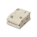 Liewood Essuie tetra Peach Sea shell - 2 pièces