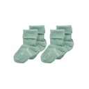 KipKep Blijf-sokken Pale Green 6 tot 12 maanden - 2 stuks