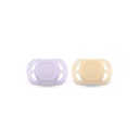 Philips AVENT Fopspeen + 0 maanden Ultra Start Mix munt/blauw, lila/perzik - 2 stuks