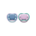 Philips AVENT Sucette + 6 mois Ultra Air lilas, bleu - 2 pièces