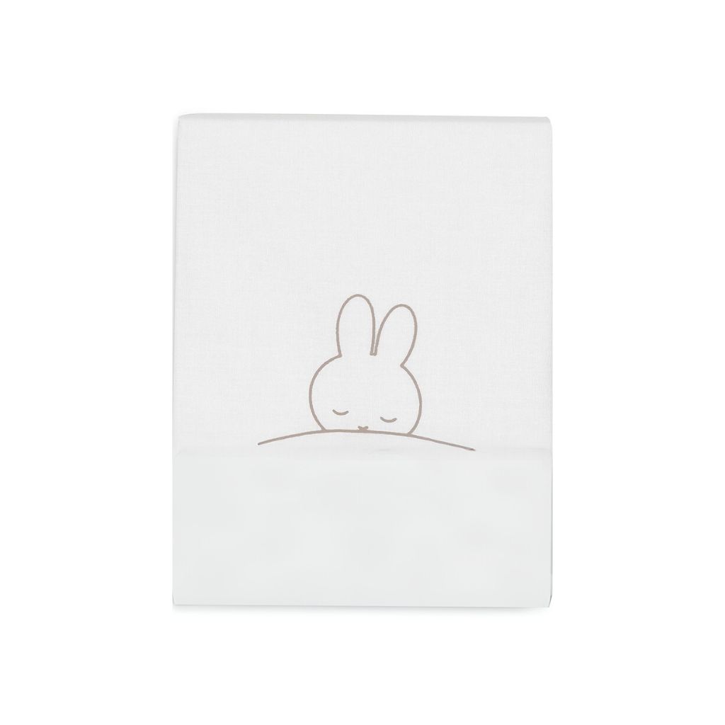 Jollein Drap pour berceau ou parc Miffy Lg 75 x L 100 cm