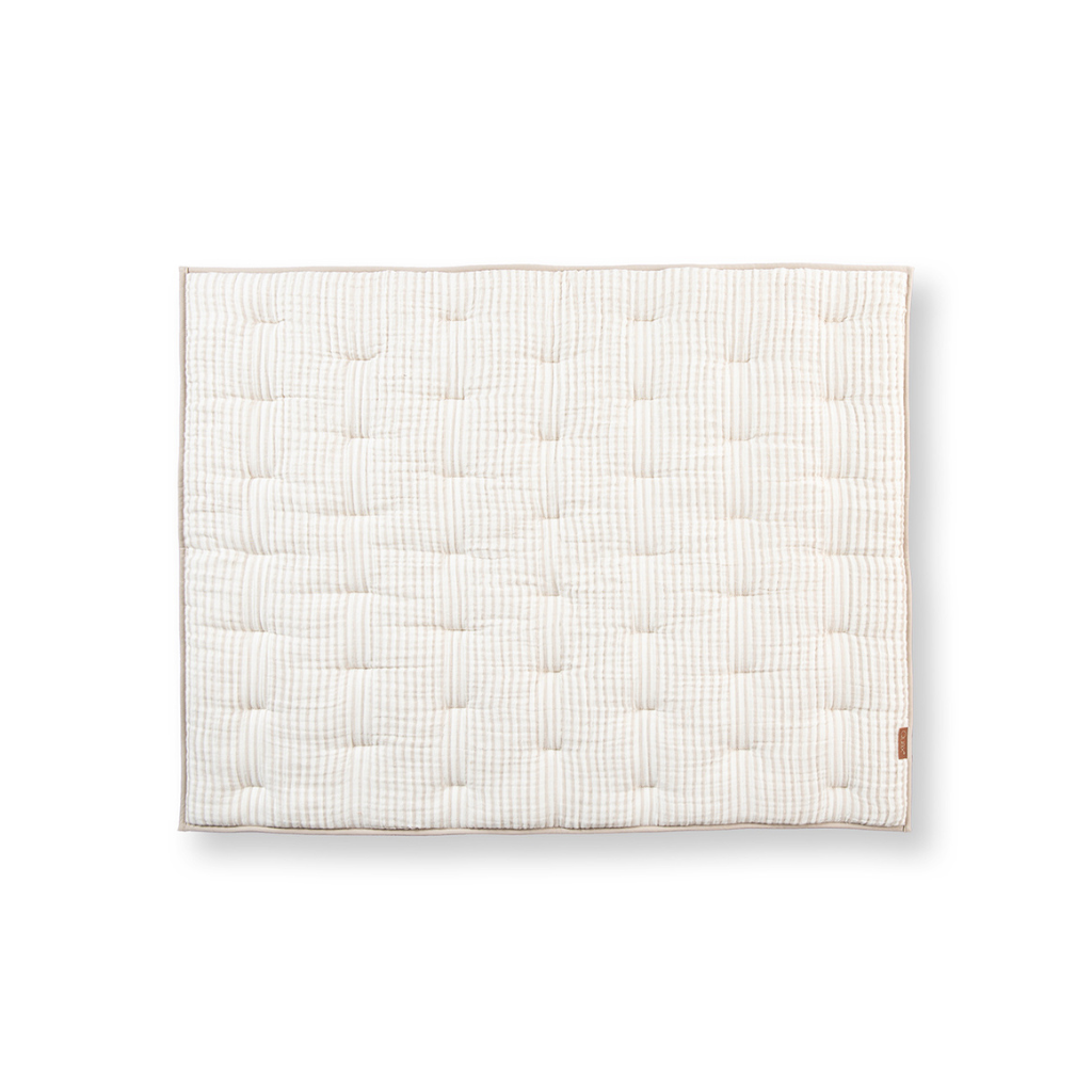 Quax Tapis pour parc Natural Stripes beige