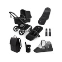 Bugaboo Poussette Fox 5 Renew + nacelle + chancelière + adapteurs + sac à langer + porte-gobelet + habillage pluie Heritage black