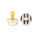 Bibs Sucette + 6 mois STUDIO Pack Pin Ivory Steel/Blue Mix - 2 pièces