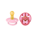 Bibs Sucette + 6 mois STUDIO Pack Block Baby Pink Coral Mix - 2 pièces