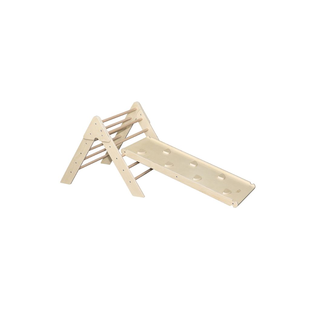 Tryco Structure d'escalade en bois avec toboggan