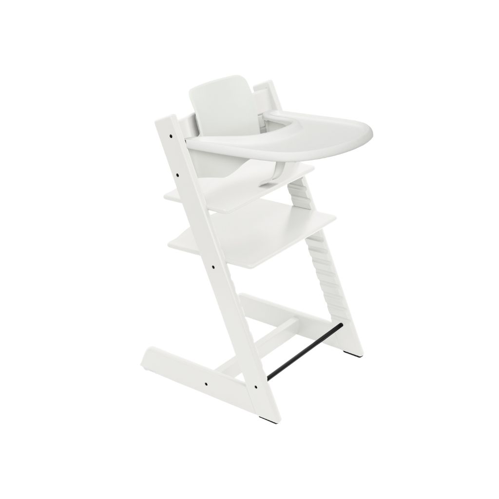 Stokke® Eetstoel Tripp Trapp® + Baby Set² + eettablet wit