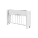 LIFETIME Bedafsluiting met spijlen wit gelakt