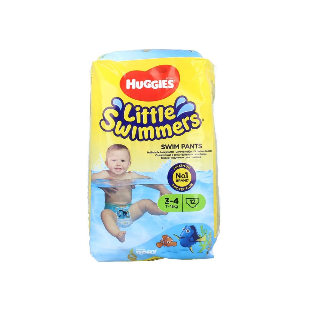 Huggies Little Swimmers Langes de natation taille 3/4 - 12 pièces