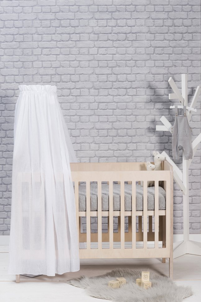Jollein Bedhemel Vintage white 155 cm
