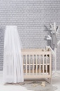 Jollein Bedhemel Vintage white 155 cm