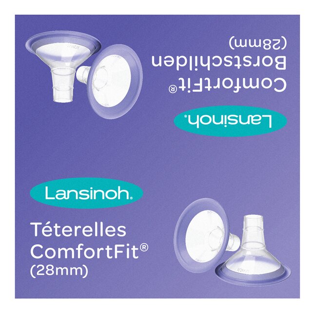Lansinoh Borstschild Comfort Fit 36 mm - 2 stuks
