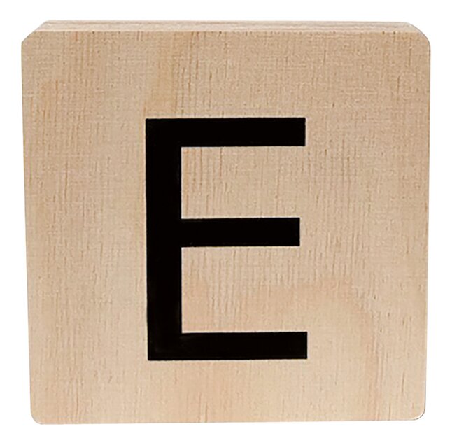 Minimou Houten letter E