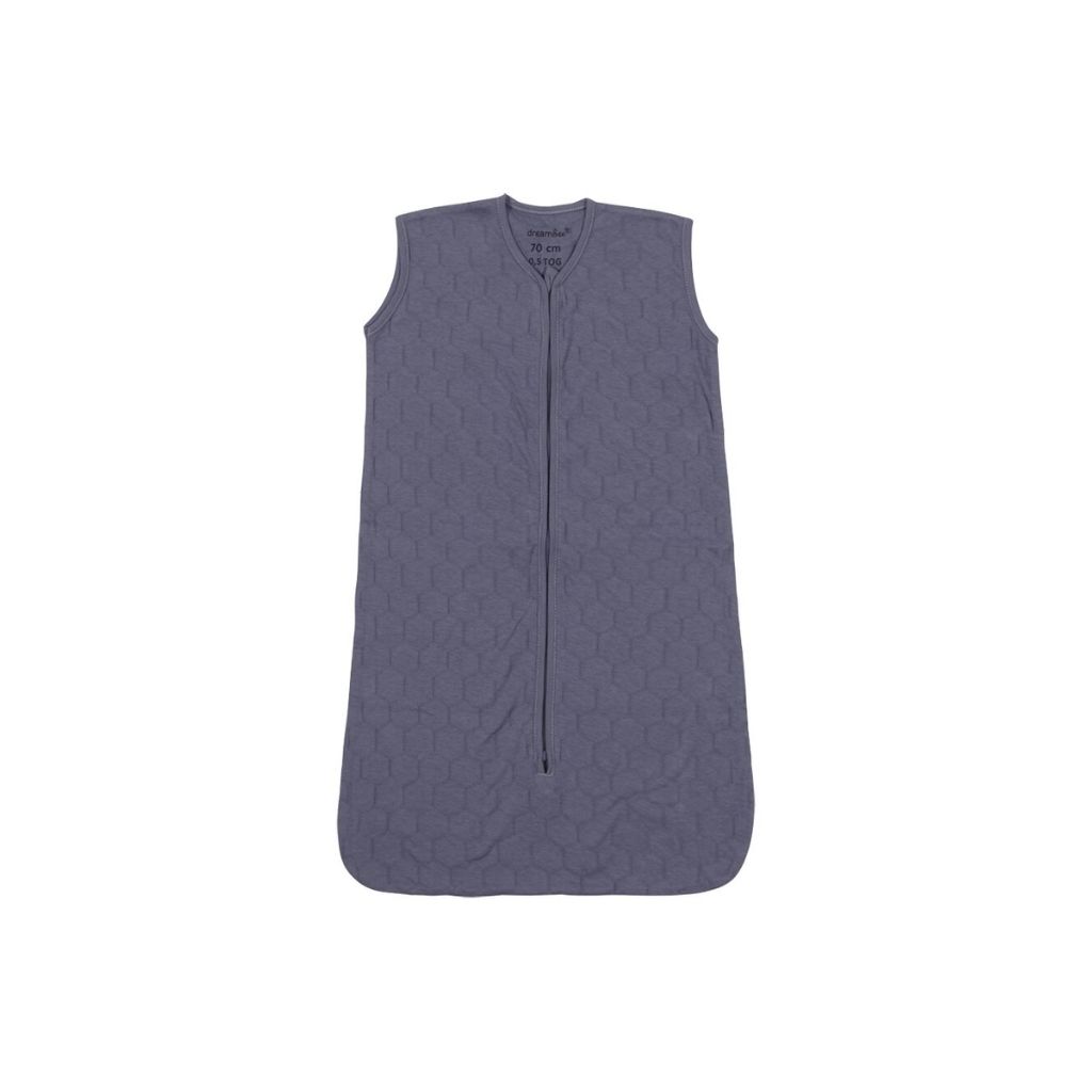 Dreambee Sac de couchage d'été Essentials tetra 70 cm bleu gris clair
