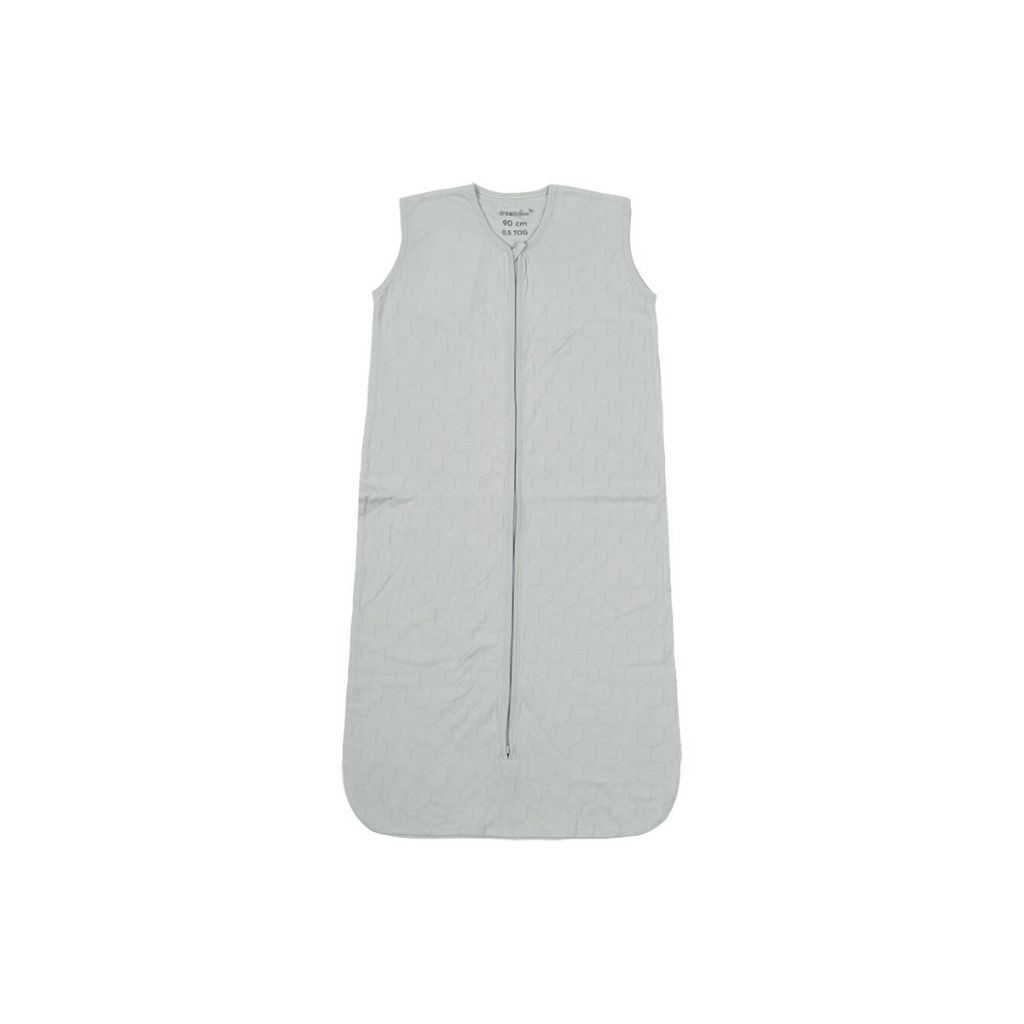 Dreambee Sac de couchage d'été Essentials tetra 90 cm vert gris clair