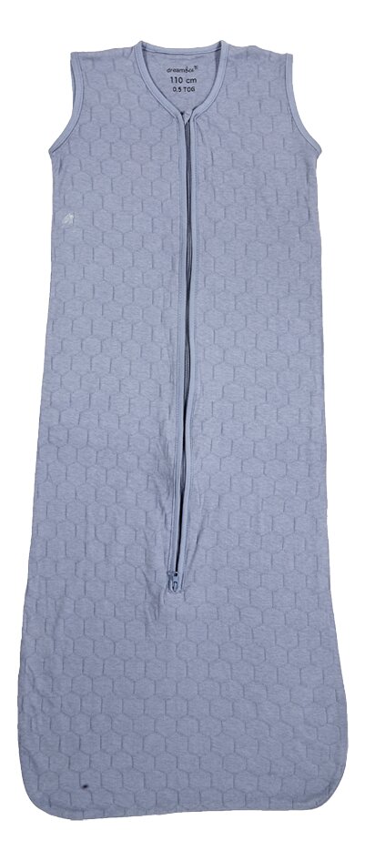 Dreambee Sac de couchage d'été Essentials tetra 110 cm bleu gris clair