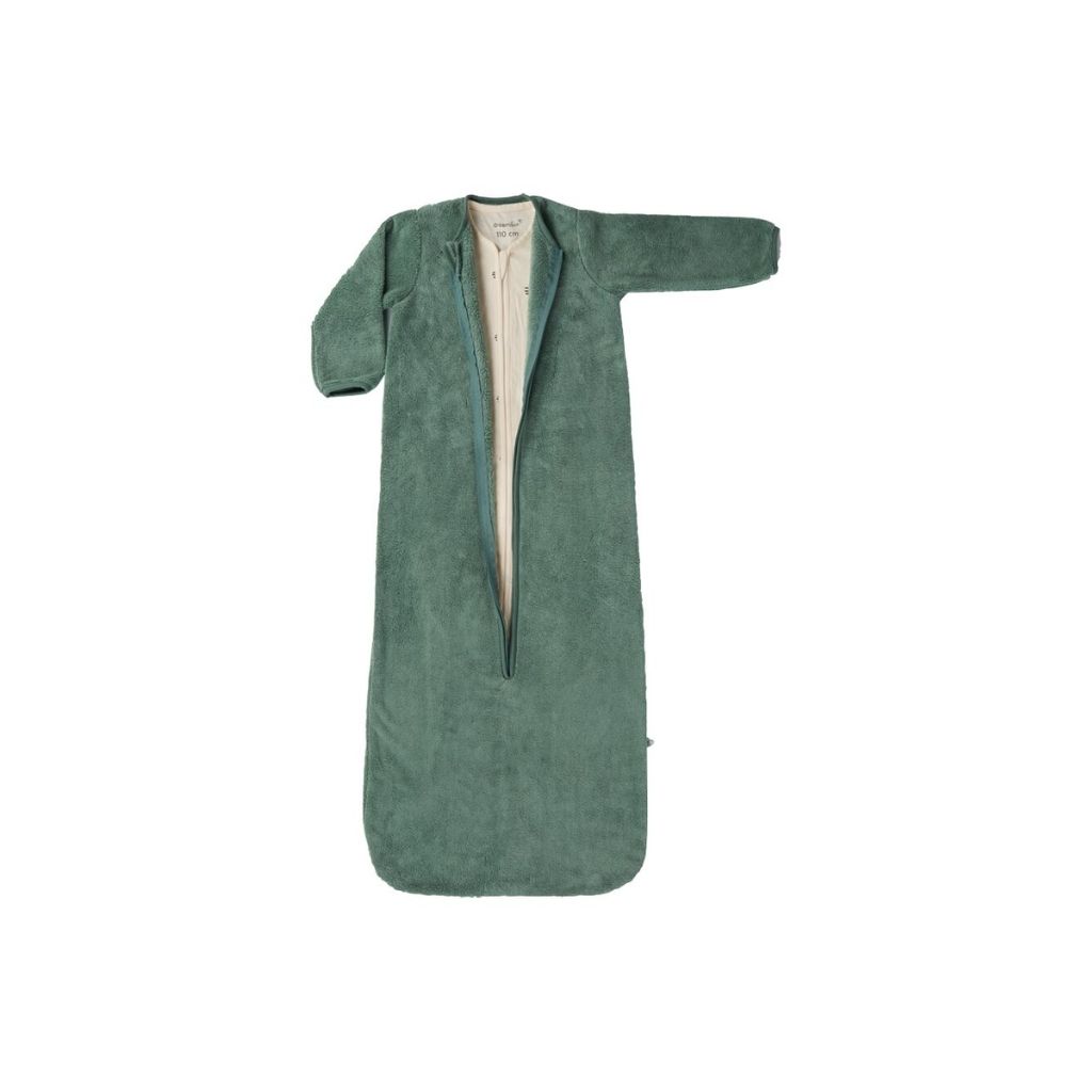 Dreambee Sac de couchage 4 saisons Flo vert/ecru 110 cm