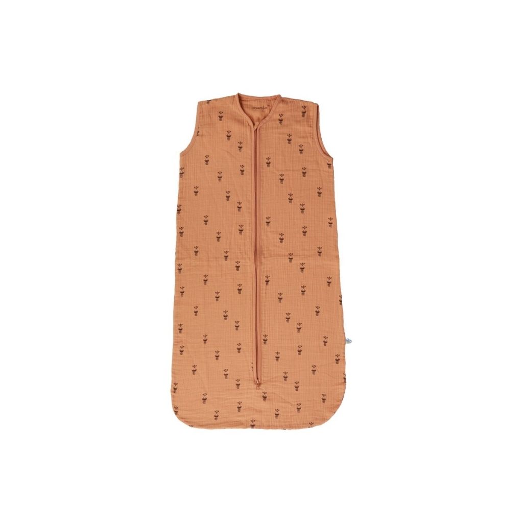 Dreambee Zomerslaapzak Flo tetra 70 cm terracotta
