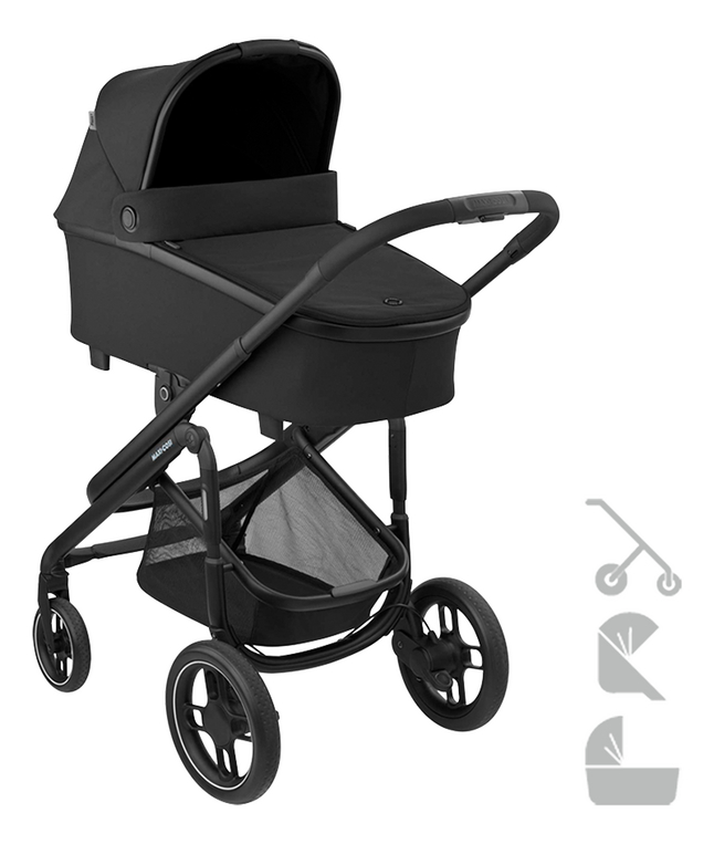 Maxi-Cosi 3-in-1 Kinderwagen Plaza+ Essential Black