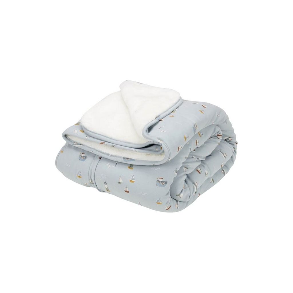 Little Dutch Deken voor bed Sailors Bay Blue