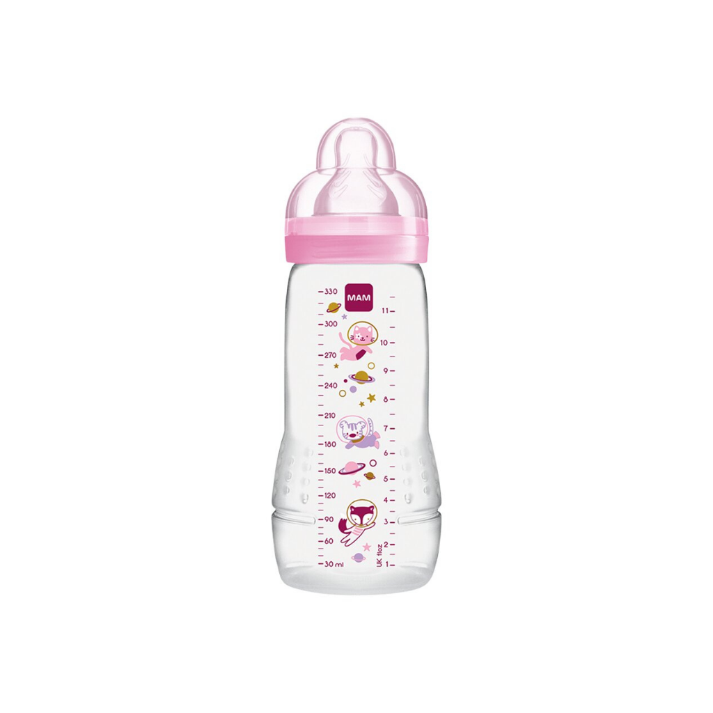 MAM Zuigfles Easy Active Space Adventure roze 330 ml