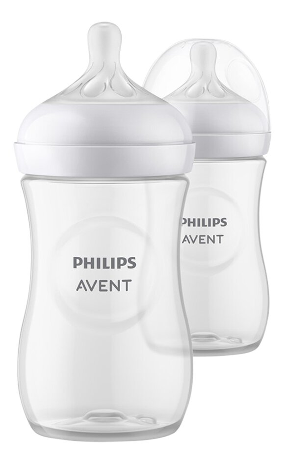 Philips AVENT Biberon Natural Response transparent 260 ml - 2 pièces