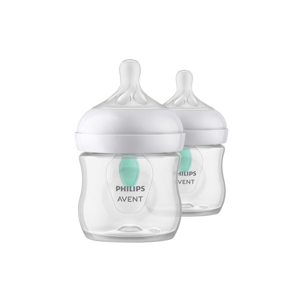 Philips AVENT Zuigfles Natural Response AirFree transparant 125 ml - 2 stuks