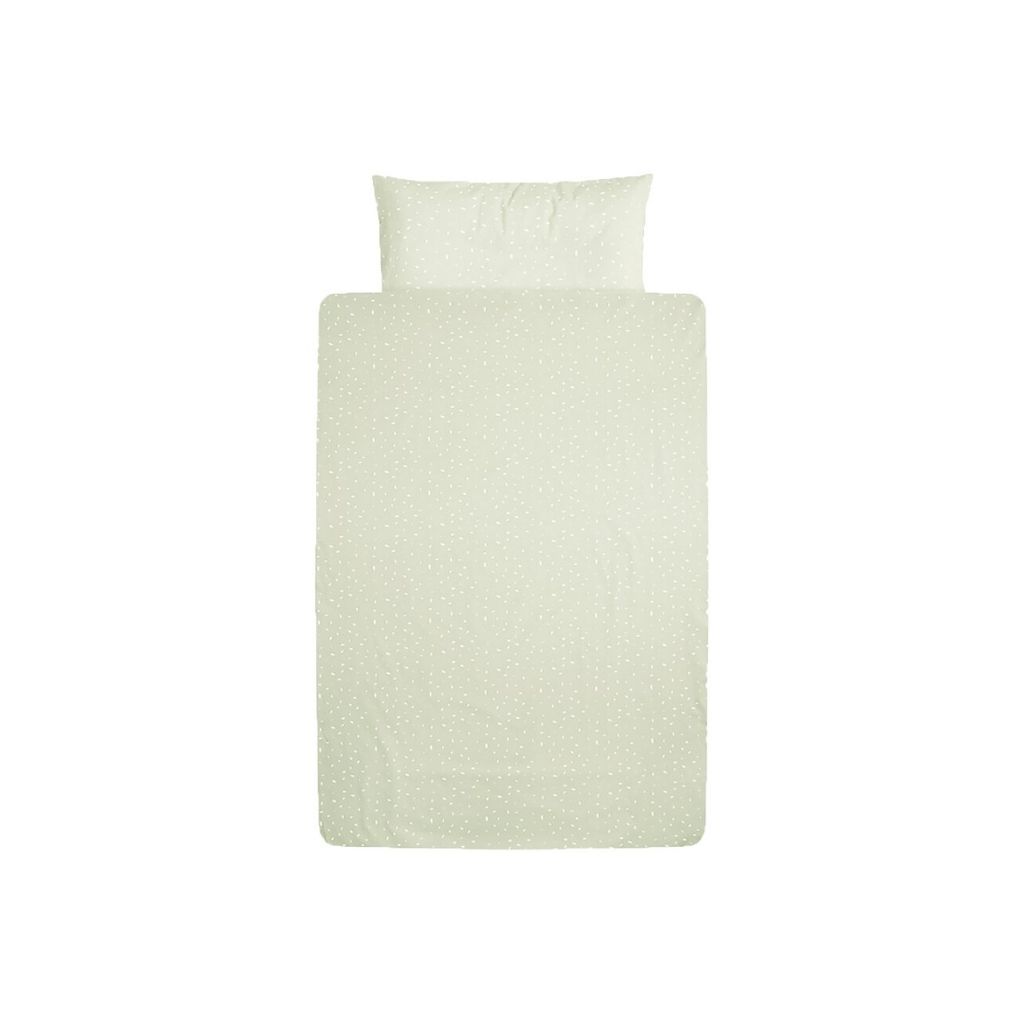 Dreambee Housse de couette pour lit Essentials vert clair