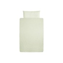 Dreambee Housse de couette pour lit Essentials vert clair