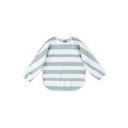 Done by Deer Bavoir à manches Stripes Blue