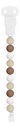 Nattou Attache-sucette sable/terracotta