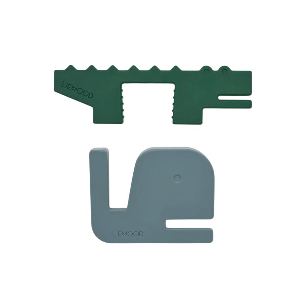 Liewood Deurstop Bjarke Blue/Garden - 2 stuks