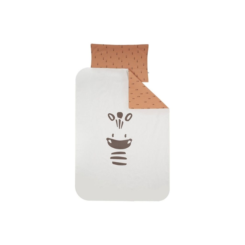Dreambee Housse de couette pour lit Flo terra cotta