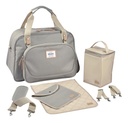 Béaba Sac à langer Genève Vintage Velvet Grey ecru