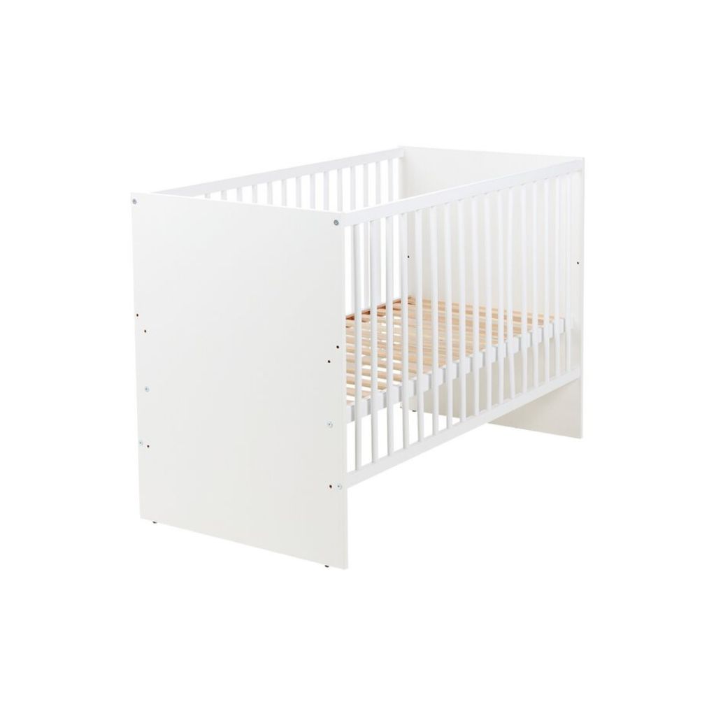 Amal II Lit de bébé Paula blanc L 120 x Lg 60 cm